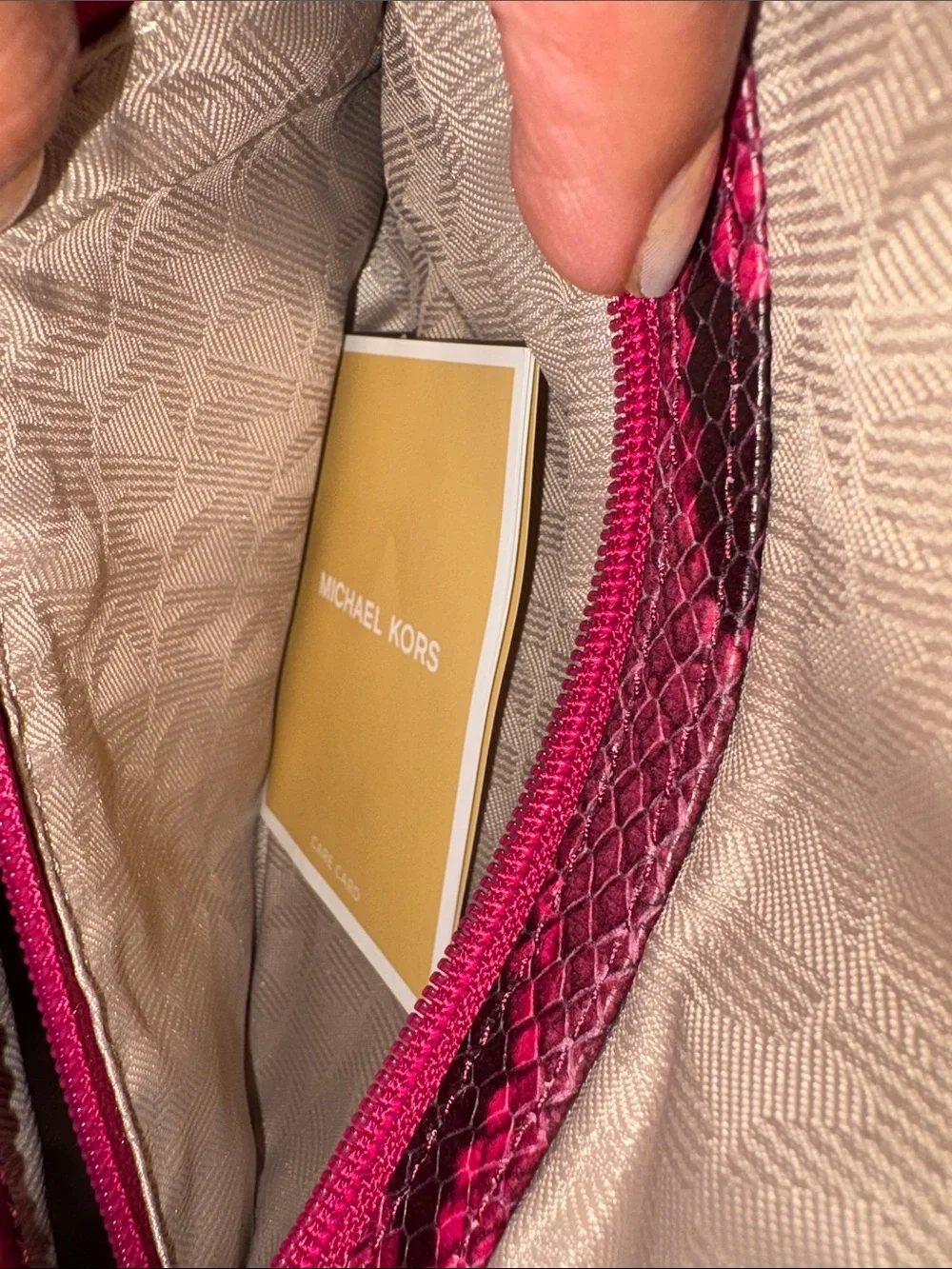 Michael Kors bold pink